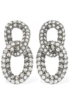 Funky Crystal-Embellished Earrings
