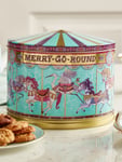 Merry-Go-Round Musical Biscuit Tin