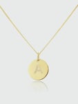 Westbourne Yellow Gold Disc Pendant