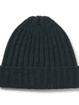 Non-Itchy Wool Ribbed Beanie