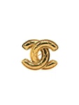 Quilted Gold Plated Brooch