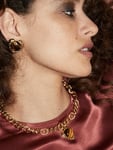 Arabella Neckalce In Gold With Tigers Eye 