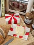 Circus Stripe Butter Dish 