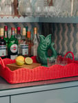 Rattan Scalloped Tray