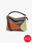 Puzzle Edge Small Leather Crossbody Bag