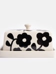 Mono Floral Butter Dish