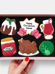 Personalised Festive Feast Letterbox Cookies