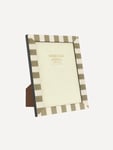 Delilah Striped Photo Frame, Taupe