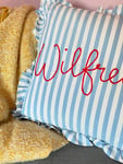 Personalised Striped Cushion 