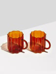 Amber Wave Mugs