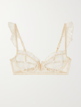 Tulle Underwired Soft-Cup Bra