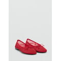 Mesh Bow Ballerinas 