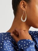 Solanales Embellished 14kt Gold-plated Drop Earrings