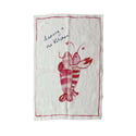Dancing Lobsters Tea Towel