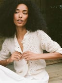 Claudie Cardigan In Ivory