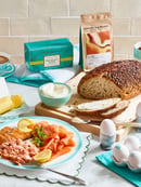 The Smoked Salmon Two Ways Breakfast Box 