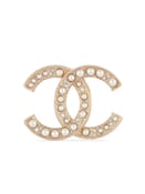Pre-Owned 2019 CC Pearl-Embellished Brooch