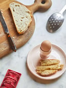 Egg Cup Plate, Pink