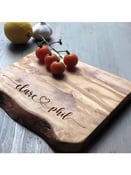 Personalised Engraved Cheese Board The Rustic Dish®