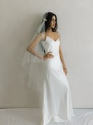 Minimal Juliet Cap Veil 