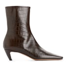 Square-Toe Ankle Boots