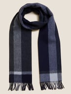  Pure Wool Colour Block Scarf