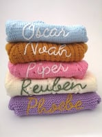 Personalised Knitted Baby Cardigans