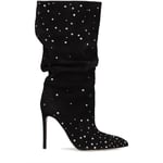 105mm Holly Slouchy Suede Boots