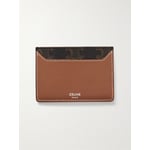 Triomphe Logo-Print Leather Cardholder  