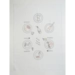 English Fry Up Hand Embroidered Tablecloth 