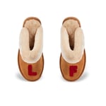 Personalised Initial Sheepskin Slippers 
