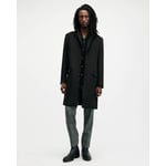 Hal Single Breasted Wool Blend Coat 