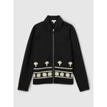 Gatsby Embroidered Zip Through Jacket