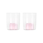 Pink Ice Tumblers Set of 2 