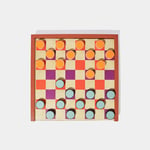 2 in 1 Chess & Checkers Board 