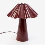 Pink Enamel Table Lamp 