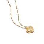 Mini Engravable Bobble Heart Necklace