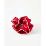 Kara Red Large Hair Scrunchie 