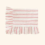 Marionette Embroidered Stripe Tablecloth 