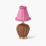 Rattan Rechargeable Lamp