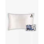 Queen Letter-Embroidered Silk Pillowcase 