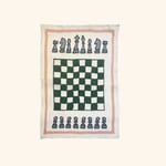 Chess Embroidered Tea Towel 