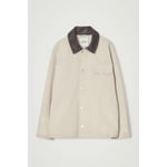 Leather Collar Field Jacket  