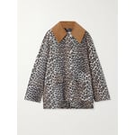 Leopard Canvas Jacket 