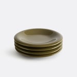 Set of 4 Glazed Plates 