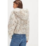 Hooded Faux Fur Jacket 