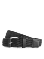 Braided Leather Trimmed Belt 