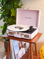 Pink Velvet Cruiser Vinyl Record Player 