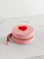 Sacred Heart Embroidered Velvet Jewelry Box