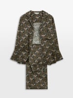Obie Sage Silk Pyjamas